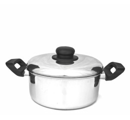 ALUM.CACAROLA LUXO C/2 ALÇAS Nº24 4000ML 130